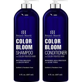 img 4 attached to 🌿 BOTANIC HEARTH Color Treated Hair Shampoo and Conditioner - Paraben and Sulfate Free Set with Conditioning, Smoothing and Color Enhancing Blend - 8 fl oz each