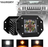 vaurorv 2000lm driving lights yellow logo