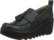 👠 fly london womens wedges loafer men's shoes: stylish slip-ons for versatile comfort логотип