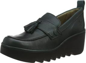 img 4 attached to 👠 FLY London Womens Wedges Loafer Men's Shoes: Stylish Slip-Ons for Versatile Comfort