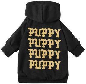 img 4 attached to Flutnel Stylish Dog Hoodie: Trendy Streetwear Cotton Sweatshirt for Dogs, Cats & Puppies of all Sizes