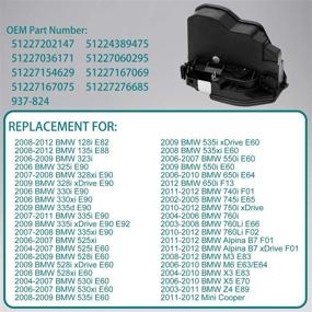 img 2 attached to 🔧 HQPASFY Actuator Replacement: Direct 51227202147 Compatibility