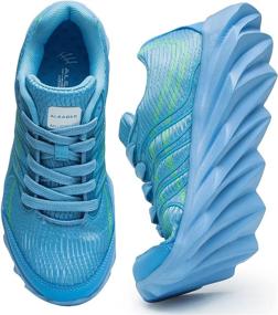 img 4 attached to Experience Comfort and Style: ALEADER Women's BladeFoam Colorful Running Shoes