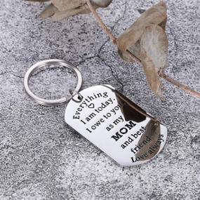 img 2 attached to Keychain Coworkers Daughter Inspirational Christmas