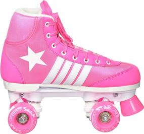 img 1 attached to Epic Skates Star Carina High-Top Quad Roller Skates for Indoor and Outdoor Use