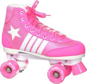 img 4 attached to Epic Skates Star Carina High-Top Quad Roller Skates for Indoor and Outdoor Use