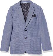 issac mizrahi boys slim blazer: stylish and comfy boys' clothing logo