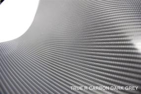 img 2 attached to VViViD Meteorite Dark Grey True R Carbon Fiber Vinyl Wrap Roll: Air Release Technology (1ft x 5ft)