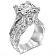 maihao sterling zirconia eternity engagement logo