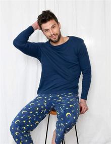 img 2 attached to 🐧 Leveret Penguin Pajamas: Cozy Cotton Fleece Men's Sleepwear & Lounge Attire