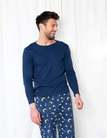 img 1 attached to 🐧 Leveret Penguin Pajamas: Cozy Cotton Fleece Men's Sleepwear & Lounge Attire