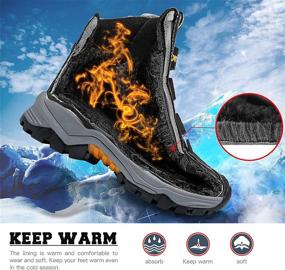img 2 attached to 🥾 Warm and Sturdy VITIKE Winter Shoes Boots for Outdoor Adventures - Perfect for Girls and Boys