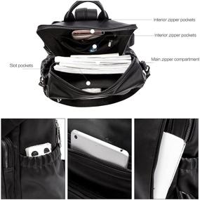 img 1 attached to CLUCI Backpack Designer Shoulder Two Toned Women's Handbags & Wallets and Fashion Backpacks