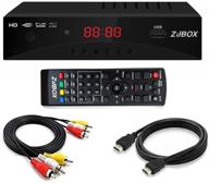 📺 zjbox цифровой телевизионный конвертер для аналогового hdtv live 1080p с записью и воспроизведением телепередач, выходом hdmi, настройкой таймера и бесплатными цифровыми каналами - кабельный коробочный набор для приставки к телевизору atsc логотип