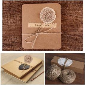 img 1 attached to 🌻 APICCRED Rustic Burlap Flowers for Crafts - 24 PCS, 12 Natural Handmade Styles - Perfect for DIY Crafts, Burlap Decorations, Bouquets, Home Weddings, Christmas Parties