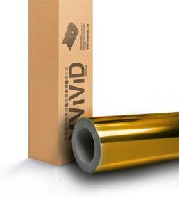 img 2 attached to 🚗 Level up Your Car's Style with VViViD Gold Mirror Chrome Vinyl Wrap: Self-Adhesive, Bubble-Free & Air Release Decal Film (2ft x 5ft)