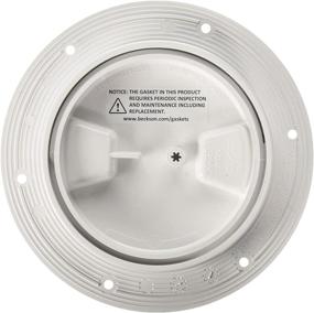 img 1 attached to 🔧 Beckson DP40-W Screw-Out Deck Plate: Convenient 1-Pack White Solution for Easy Access