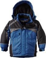 🧥 rothschild boys' snowboard jacket with built-in vest logo