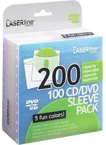 img 2 attached to 📀 200 Упаковка Белых Случаев Laserline для CD/DVD - CD200SLVC: Эффективное решение для хранения