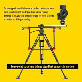 img 1 attached to 📸 Zeapon Micro 2 E800 Motorized Camera Slider - Max Payload 8kg/18lbs - APP Supported for Android & iOS - Travel Distance 94cm