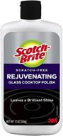 🍳 scotch-brite stovetops, chemical-free rejuvenating glass cooktop polish, scratch-free formula, leaves a brilliant shine, 12 ounces (pack of 1) logo