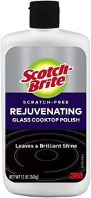 img 2 attached to 🍳 Scotch-Brite Stovetops, Chemical-Free Rejuvenating Glass Cooktop Polish, Scratch-Free Formula, Leaves a Brilliant Shine, 12 Ounces (Pack of 1)