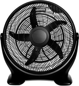 img 4 attached to 🌬️ HealSmart 18-Inch Quiet 3-Speed Plastic Floor Fans for Home, Commercial, Residential, and Greenhouse Use - Outdoor/Indoor, Black