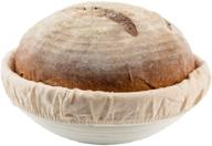 🍞 handmade round bread banneton proofing basket - 9 inch with liner - sugus house brotform dough rising rattan bowl - ideal for artisan breads logo