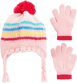 img 1 attached to Carters Girls Mitten Sherpa Months Girls' Accessories for Cold Weather