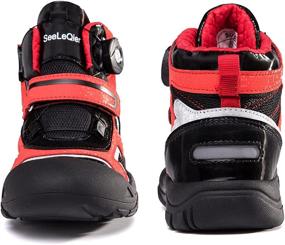 img 3 attached to SeeLeQier Sneakers Collision Athletic Climbing Boys' Shoes in Outdoor