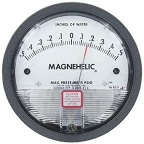 img 4 attached to Dwyer Magnehelic Differential Pressure Gauge 0-25-0-0-25