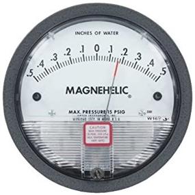 img 1 attached to Dwyer Magnehelic Differential Pressure Gauge 0-25-0-0-25