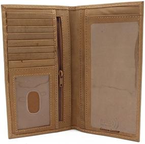 img 4 attached to Leather Checkbook Holder Bifold J213LCB Men's Accessories