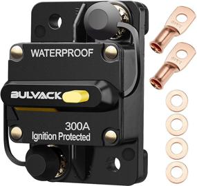 img 4 attached to BULVACK 300 Amp Circuit Breaker with Manual Reset | Car Marine Trolling Motors Boat ATV Power Protection Fuse | Audio System 12V-48V DC (300A)