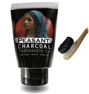 🌿 refreshing peppermint activated charcoal toothpaste for natural teeth whitening logo