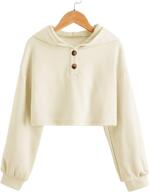 stylish meilidress hoodies: trendy pullover sweatshirts for girls' fashion-forward active wear logo