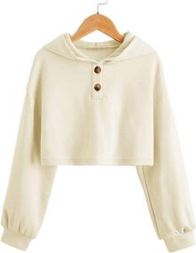 img 4 attached to Stylish Meilidress Hoodies: Trendy Pullover Sweatshirts for Girls' Fashion-Forward Active Wear