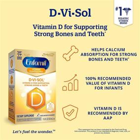 img 3 attached to 💊 Enfamil D-Vi-Sol: Vitamin D Liquid Drops for Infants - Strengthening Teeth & Bones, Easy-to-Use - 50 mL Dropper Bottle (Pack of 3)