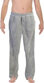 img 4 attached to 👕 Ultimate Comfort: Gioberti Super Plush Charcoal Pajama Set for Men's Sleep & Lounge