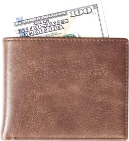 img 2 attached to 👔 Parrigai RFID Blocking Calfskin Men's Wallet - Premium Men's Accessories for Cards, Cash, and Organizing Money