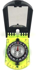 img 2 attached to 🧭 DETUCK Green Acrylic Rotating Bezel Sighting Compass with Mirror: Ideal Map Compass for Camping, Hiking, Hunting, Boating, Mapping, Drawing & Outdoor Activities