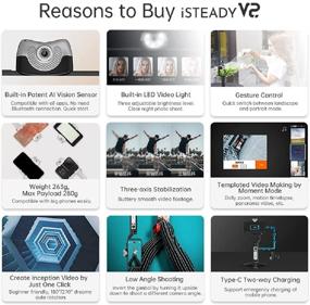 img 3 attached to Hohem Стабилизатор смартфона Professional Стабилизаторы Камеры и Фото