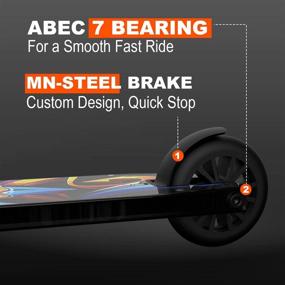 img 1 attached to 🛴 Hiboy ST-1 Pro Scooter - High Performance Aircraft Aluminum & 110mm Wheels - Best Beginner Trick Scooter for Kids, Teens, and Adults