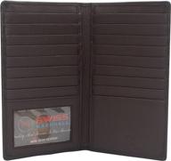 👝 genuine leather bifold wallet with multiple compartments for men - stylish accessories and organizers for cards, cash, and more logo