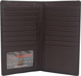 img 4 attached to 👝 Genuine Leather Bifold Wallet with Multiple Compartments for Men - Stylish Accessories and Organizers for Cards, Cash, and More