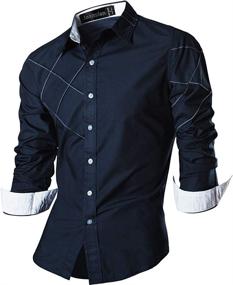 img 3 attached to 👕 Men's Clothing: Jeansian Casual Shirts with Short Sleeves