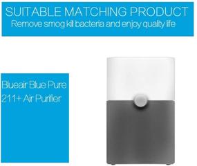 img 2 attached to 🌬️ Enhance Your Blueair Blue Pure 211+ Air Purifier with Our High-Quality Replacement Filter: Foldable Particle and Activated Carbon Filter for Ultimate Allergen and Odor Removal