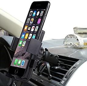 img 1 attached to Universal Car Phone Mount Holder Cradle for iPhone 7/6S/6/5S/7 Plus, Samsung Galaxy S8 S7 Edge S6 S5 Note 5/4, Nexus, HTC, LG, Sony & More - Car Mount by Willing-Fly for Smartphones & GPS