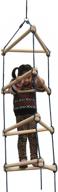 🌈 brown swing-n-slide ne 3023 triangle rope ladder climbing swing set attachment with ground anchors логотип