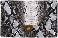 👜 stylish snakeskin pattern women's handbags & wallets for a fashionable shoulder-buddy look in satchels logo